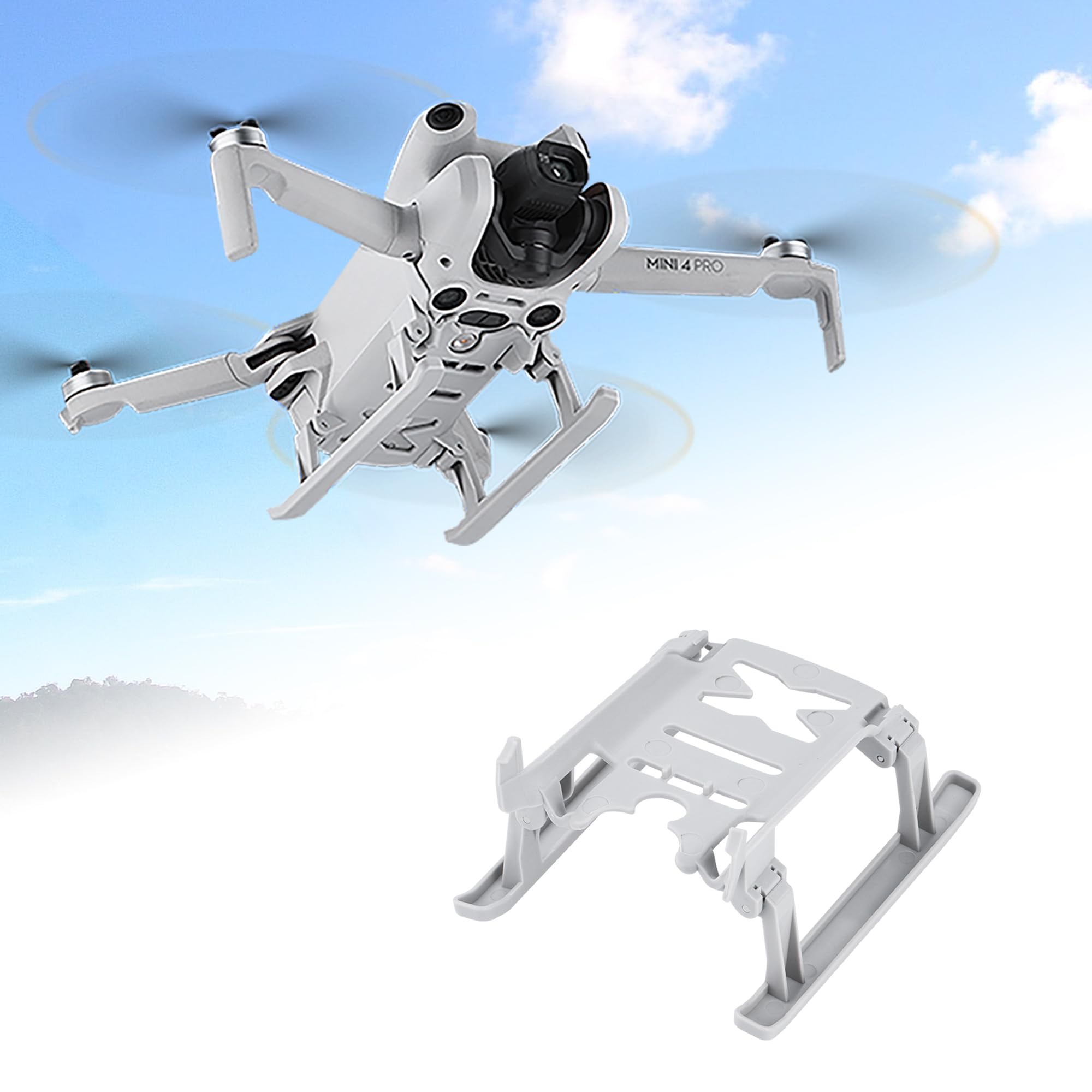 ZORBES® Mini 4 pro RC Landing Gear Leg Foldable Height Extender Protector Holder ZORBES® Mini 4 pro RC Landing Gear Leg Foldable Height Extender Protector Holder